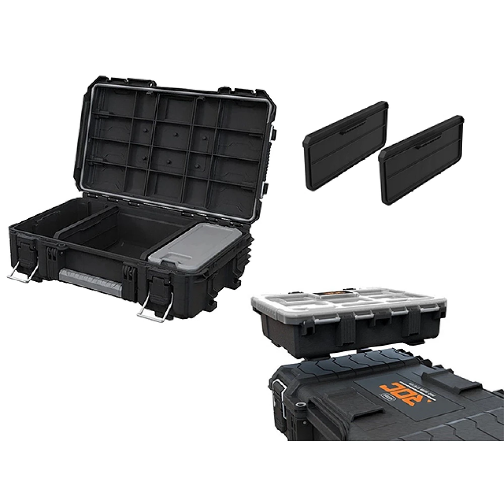 Organizator pentru depozitarea instrumente Keter ROC Pro Gear 2.0 57.1X35.1X16.7 cm, negru