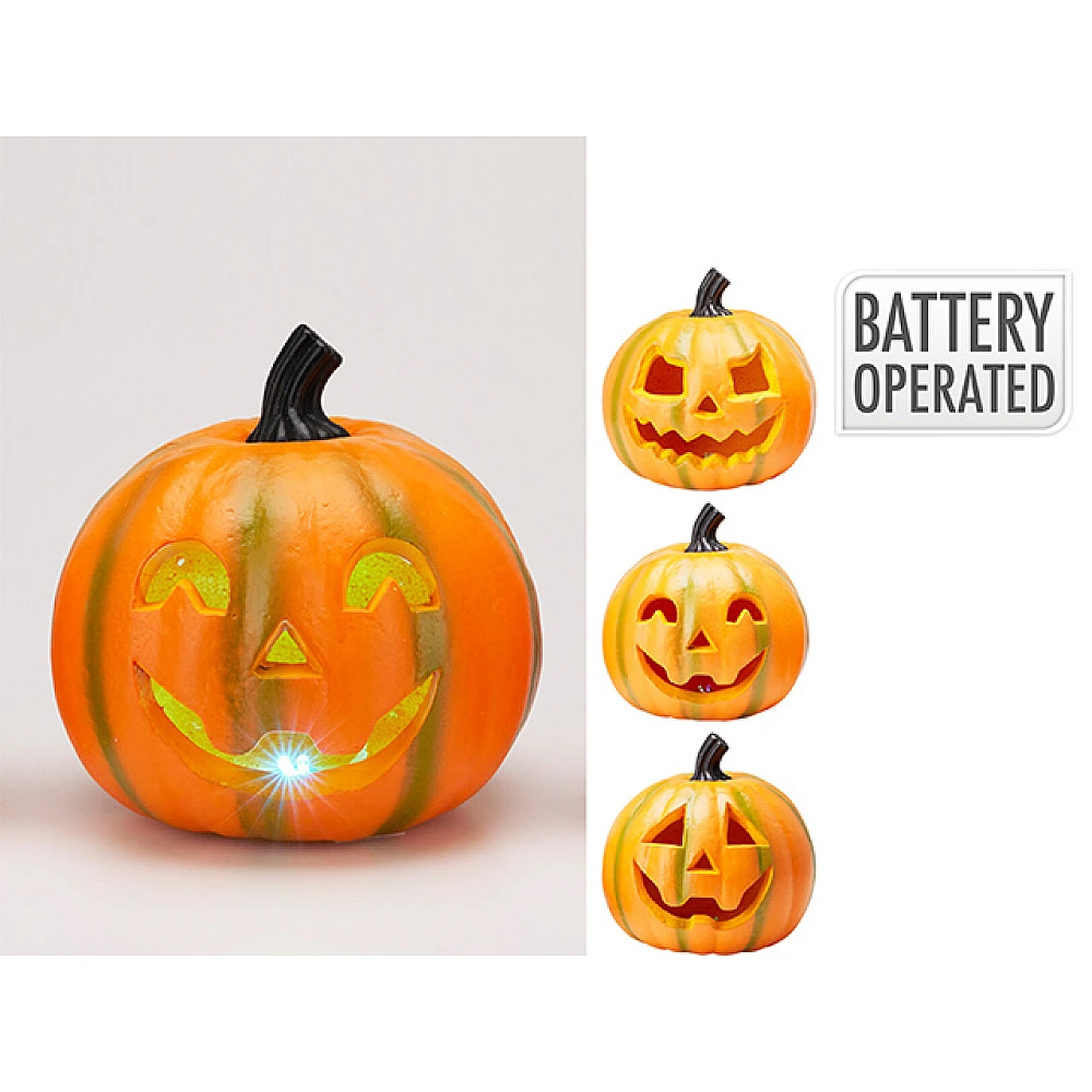 Suvenir LED Halloween Dovleac 18X20X20 cm