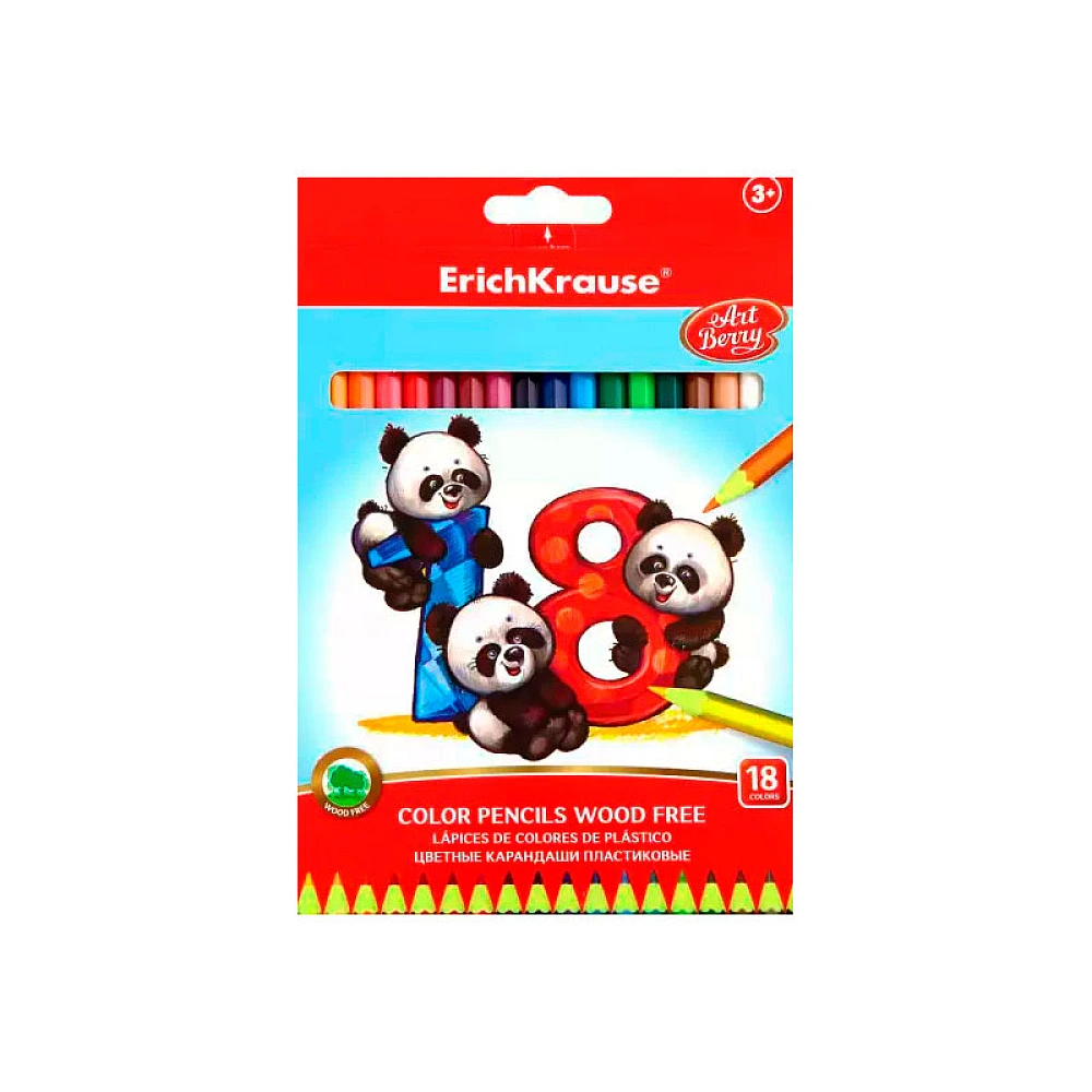 Set de creioane colorate 18buc ErichKrause ArtBerry