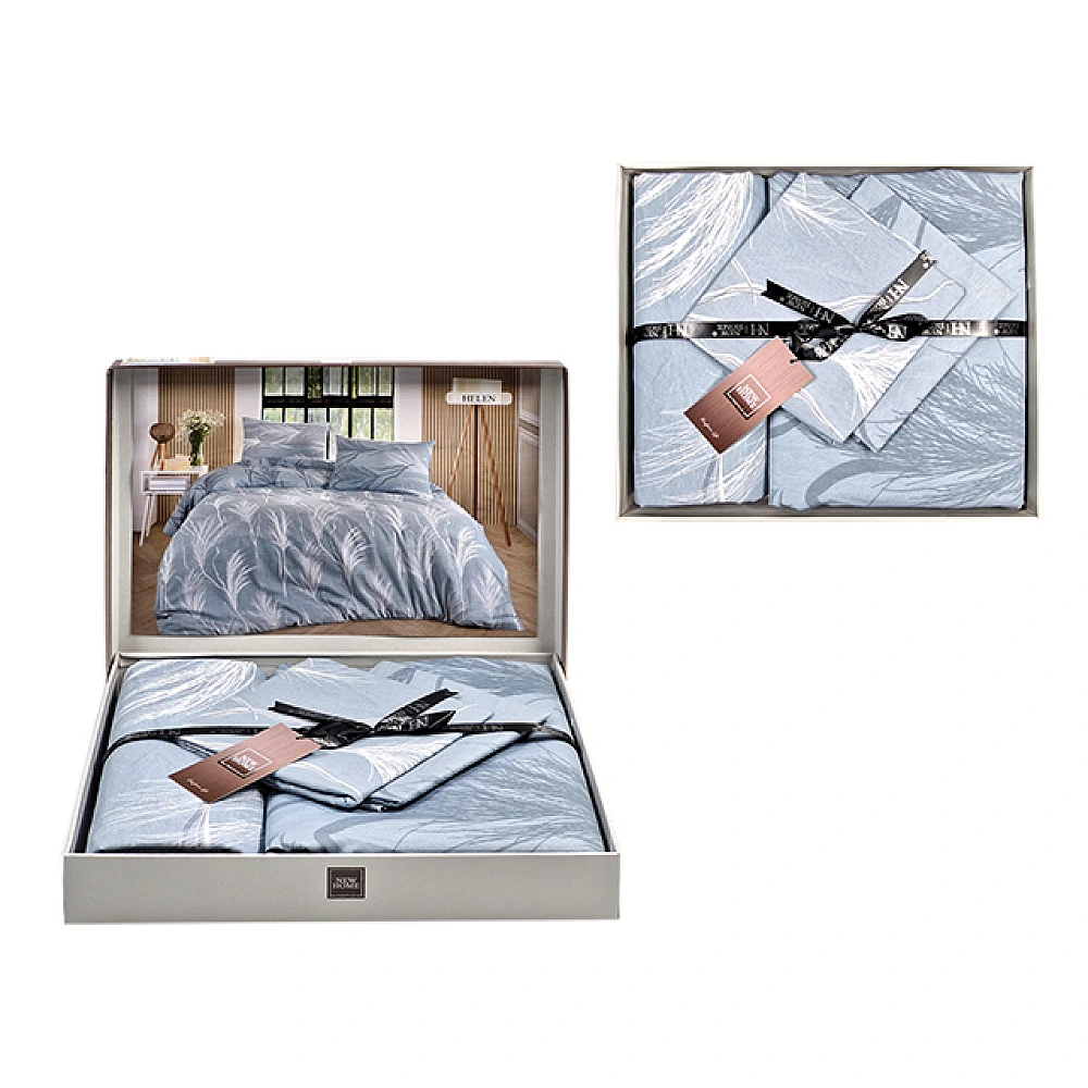 Lenjerie de pat 2 persoane NH Ranforce Helen, policoton