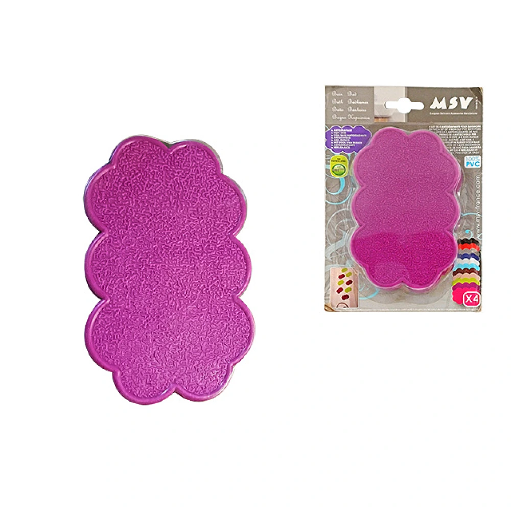 Set covoras pentru baie 4buc 9X14.5cm MSV 