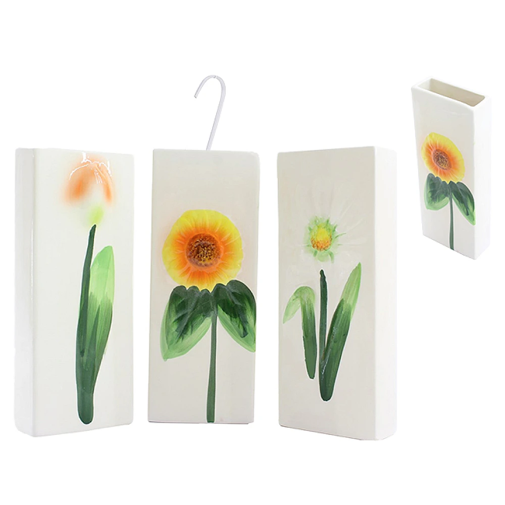 Umidificator pentru camera Flor si frunze 20.5X8X3.5cm, ceramica