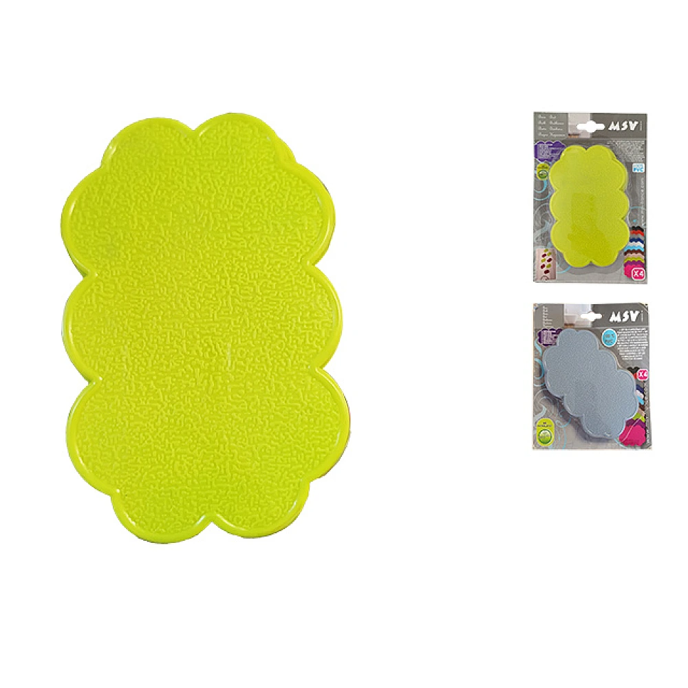 Set covoras pentru baie 4buc 9X14.5cm MSV 