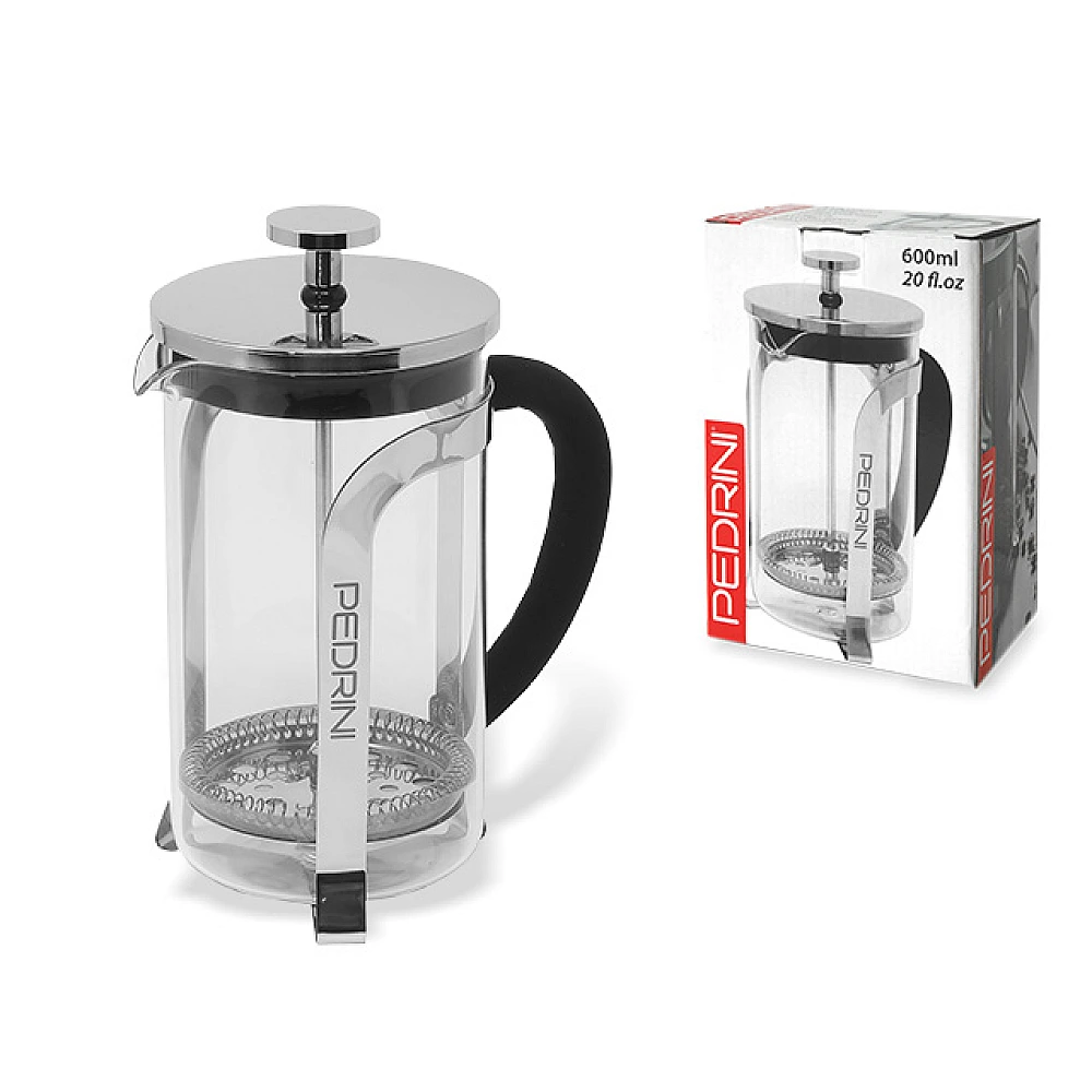 Ceainic French Press Pedrini 600ml