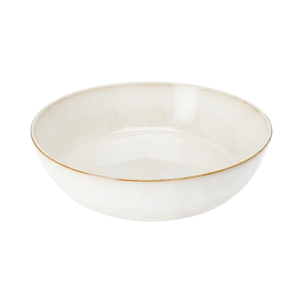 Salatiera 20 cm Reactiv Glaze Cream, ceramica