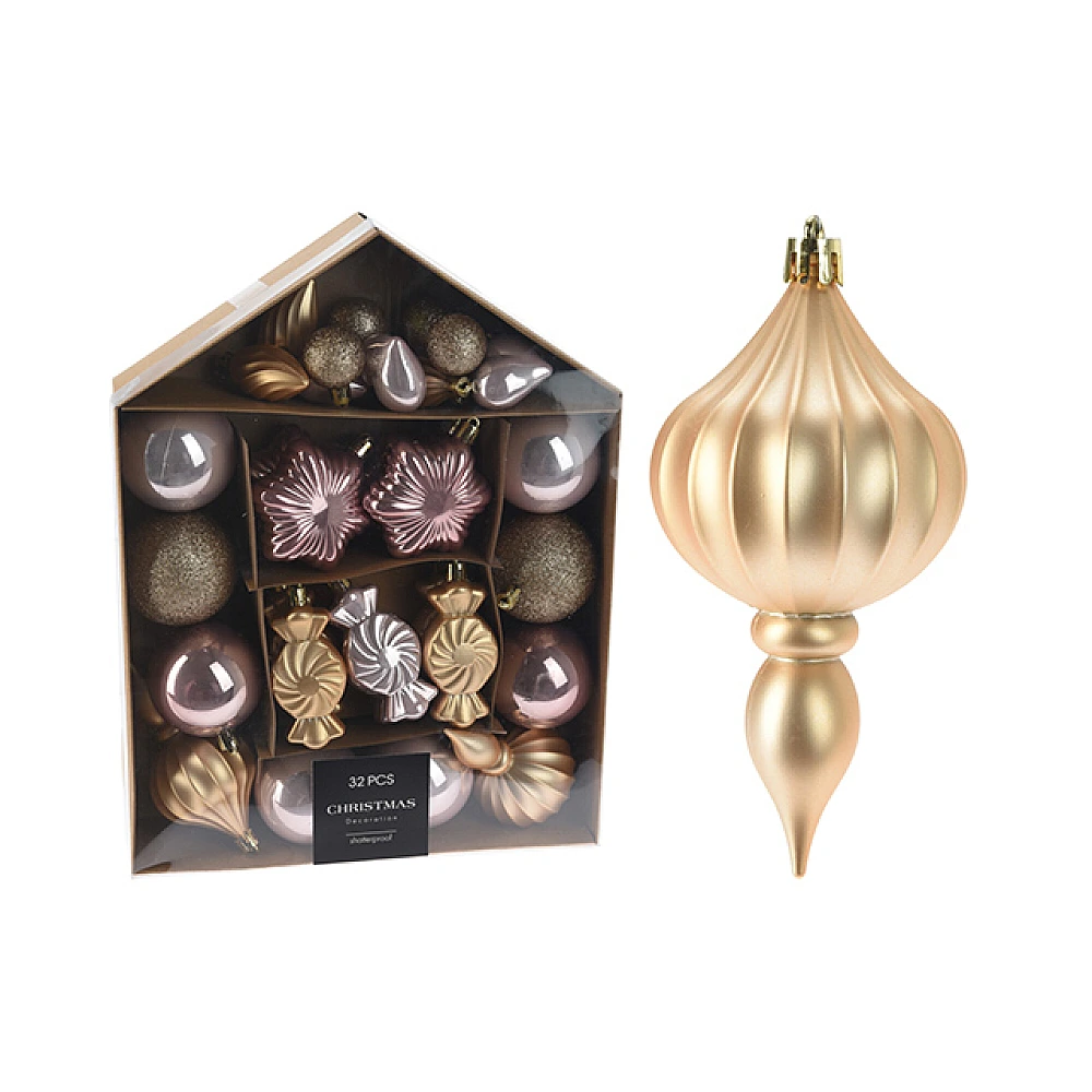 Set decoratiuni pentru brad 