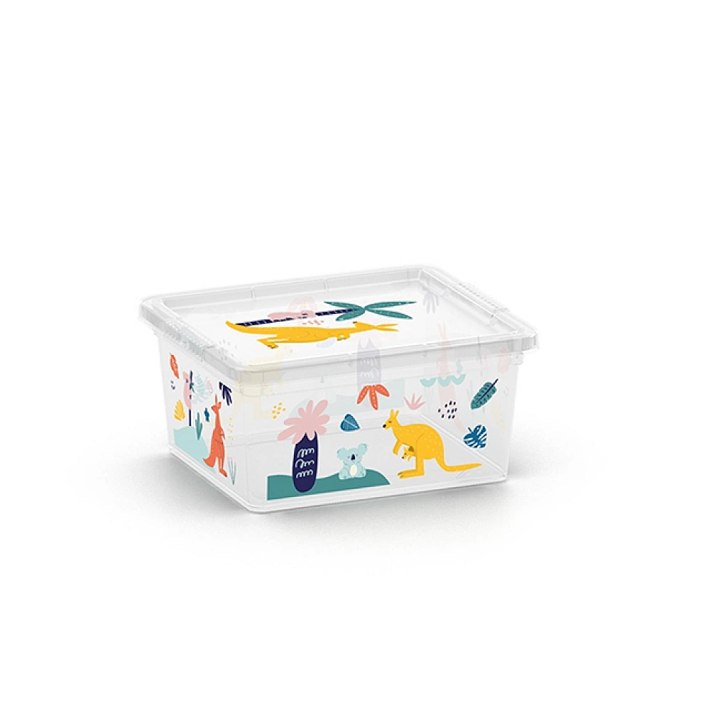 Cutie cu capac C-box XXS Wild Animals 2l, 19.5X16.5XH9.5cm