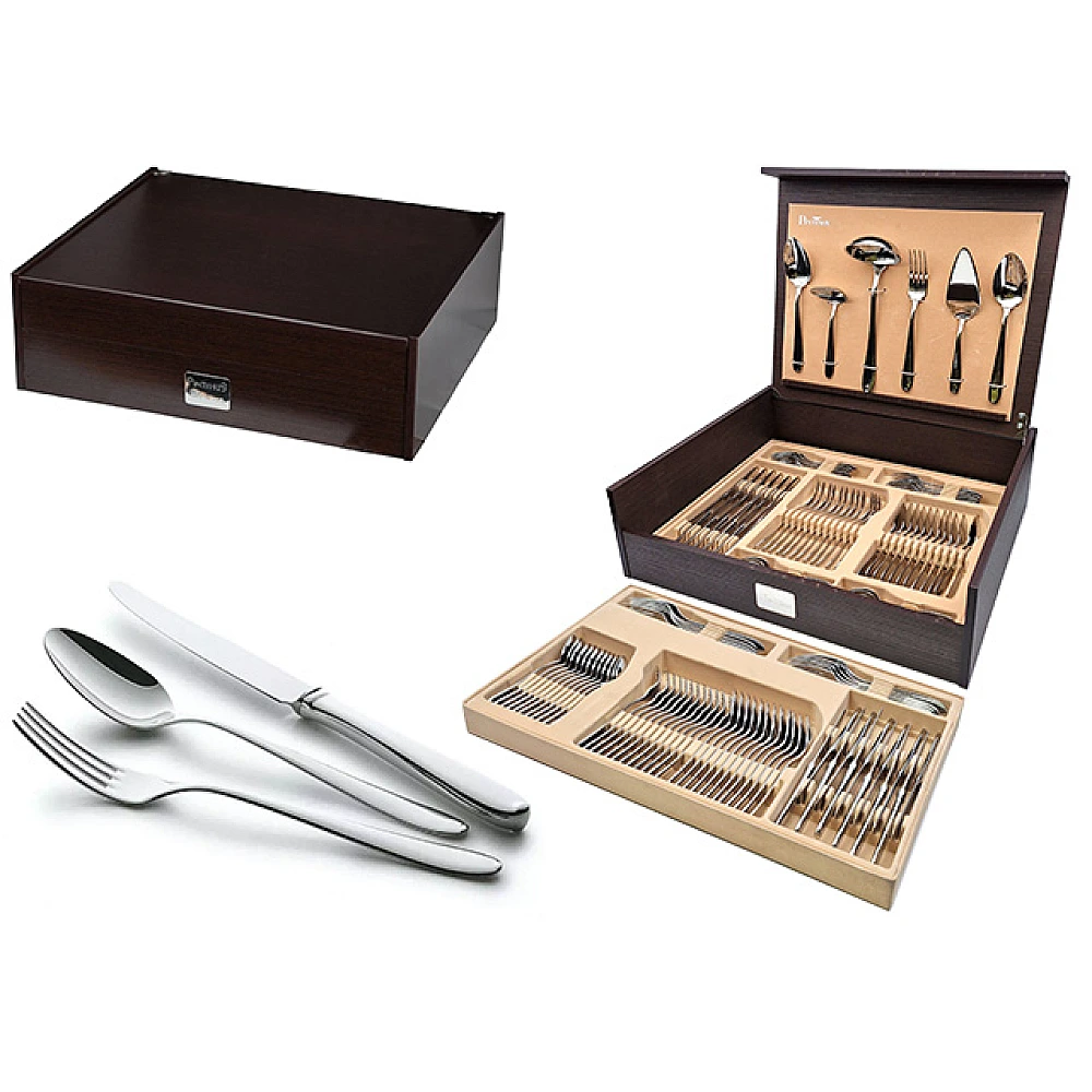 Set de tacamuri Pinti Palladium 126buc, inox