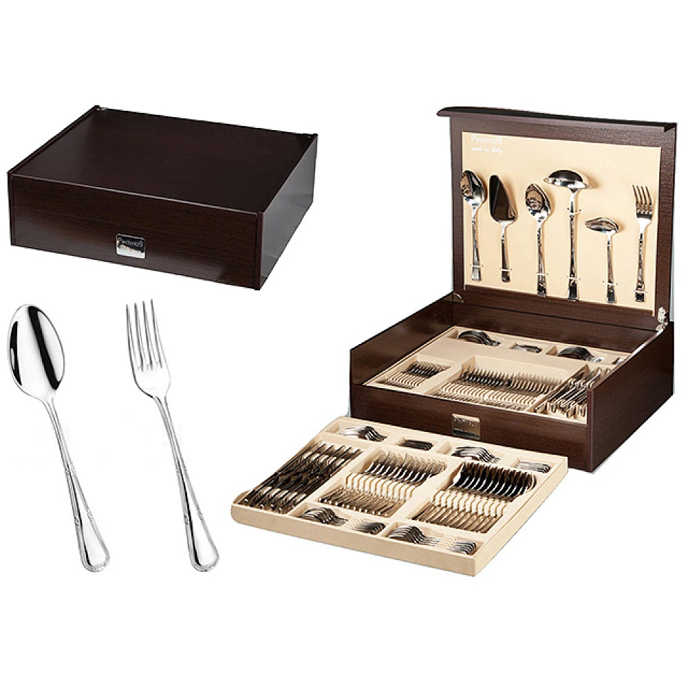 Set de tacamuri Pinti Valencia 126buc, inox
