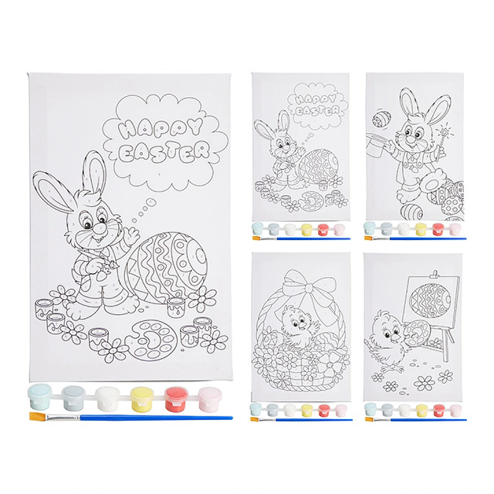 Set pentru pictura dupa numere, 4 modele diferite