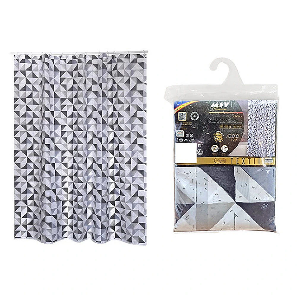 Perdea pentru dus 180X200cm MSV Premium 