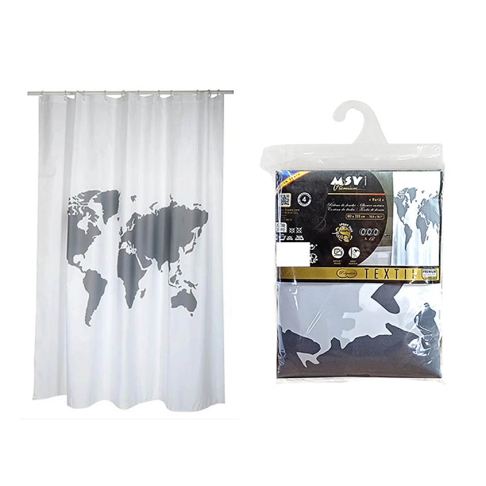 Perdea pentru dus 180X200cm MSV Premium 