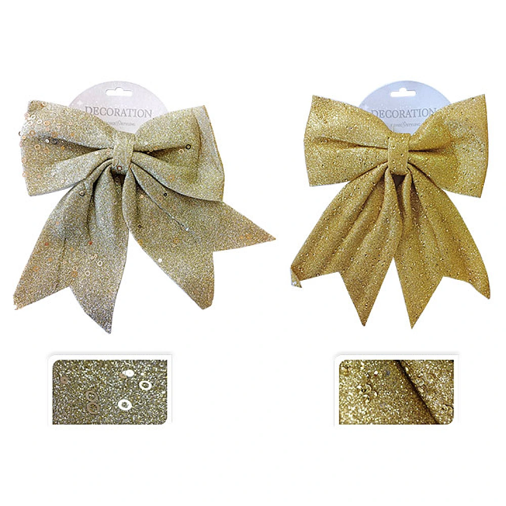 Fundite decorative 23X29cm, auriu cu sclipici