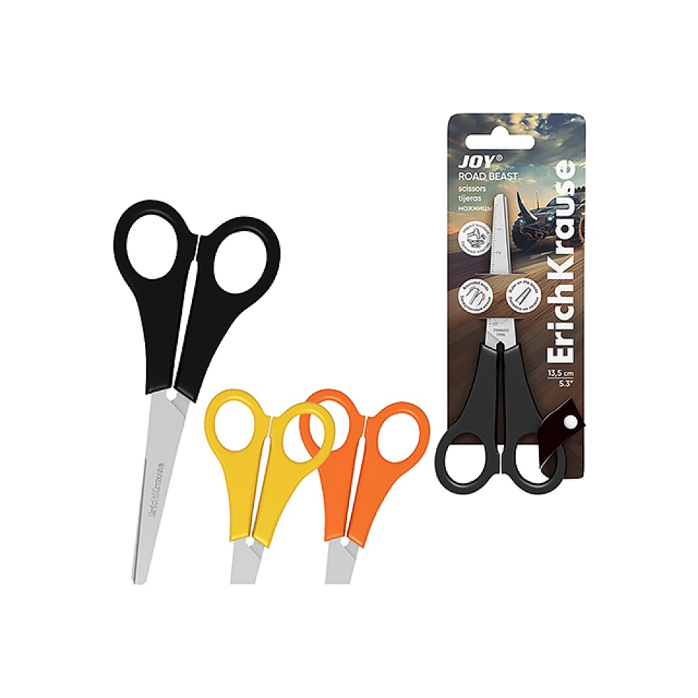 Foarfece ErichKrause JOY Road Beast 13.5 cm, blister