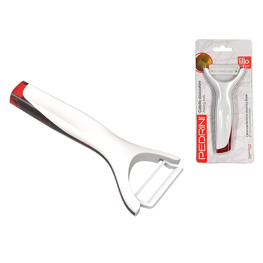 Cutit pentru curățarea legumelor Gadget Lillo, lamă flexibilă, ceramică