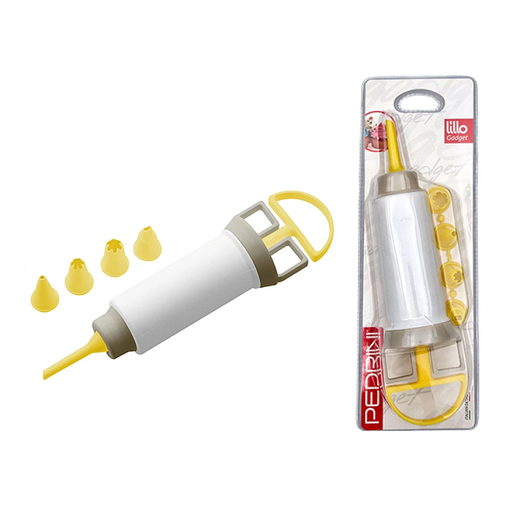 Seringa pentru patiserie Gadget Lillo si 5 forme