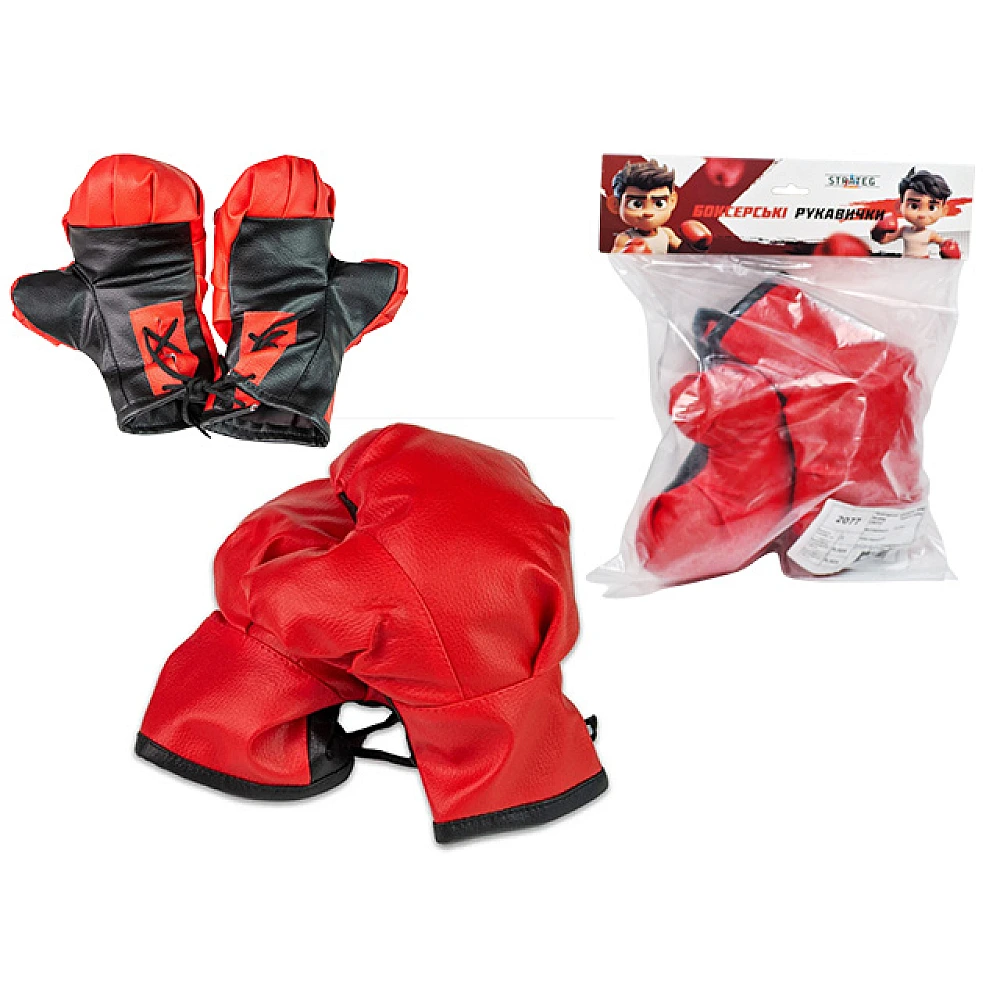 Manusi de box NEW, rosu-negru