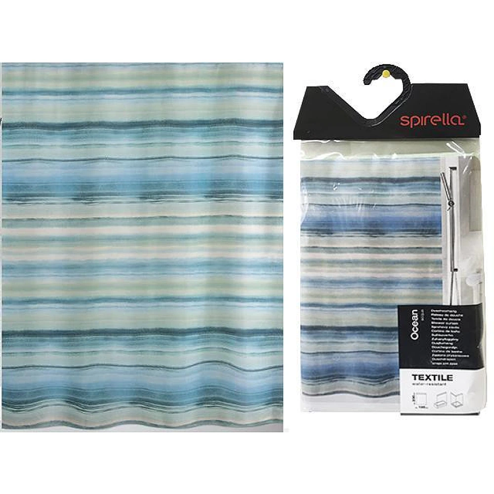 Perdea pentru dus 180X200cm Spirella Ocean, poliester