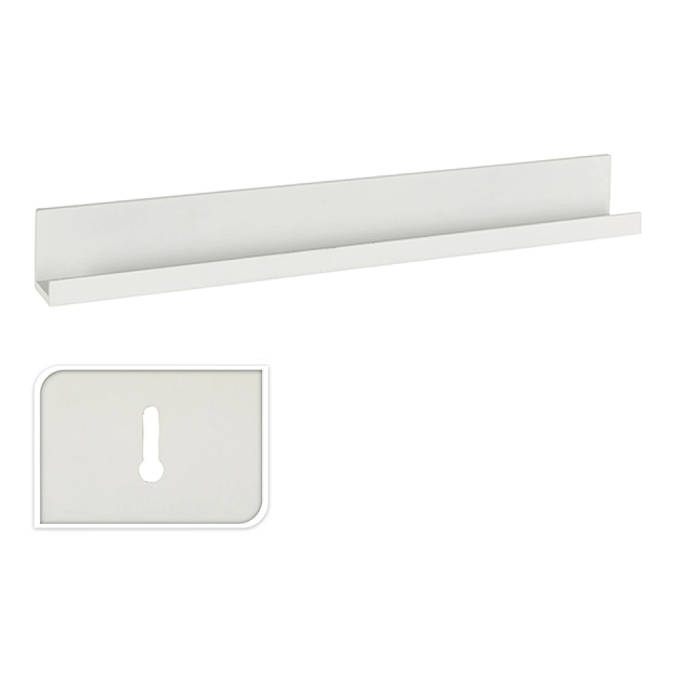Raft H&S 58X6X7cm, MDF, alb 