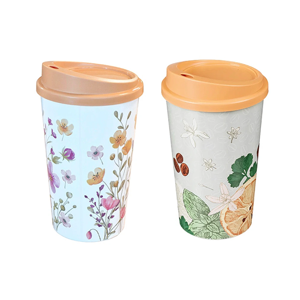 Pahar ToGo cu capac Phibo 400ml 