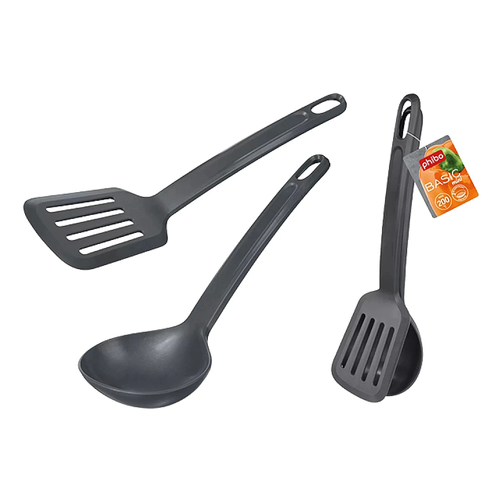 Set ustensile de bucatarie 2 buc Phibo: lopatica 24 cm + polonic 24 cm