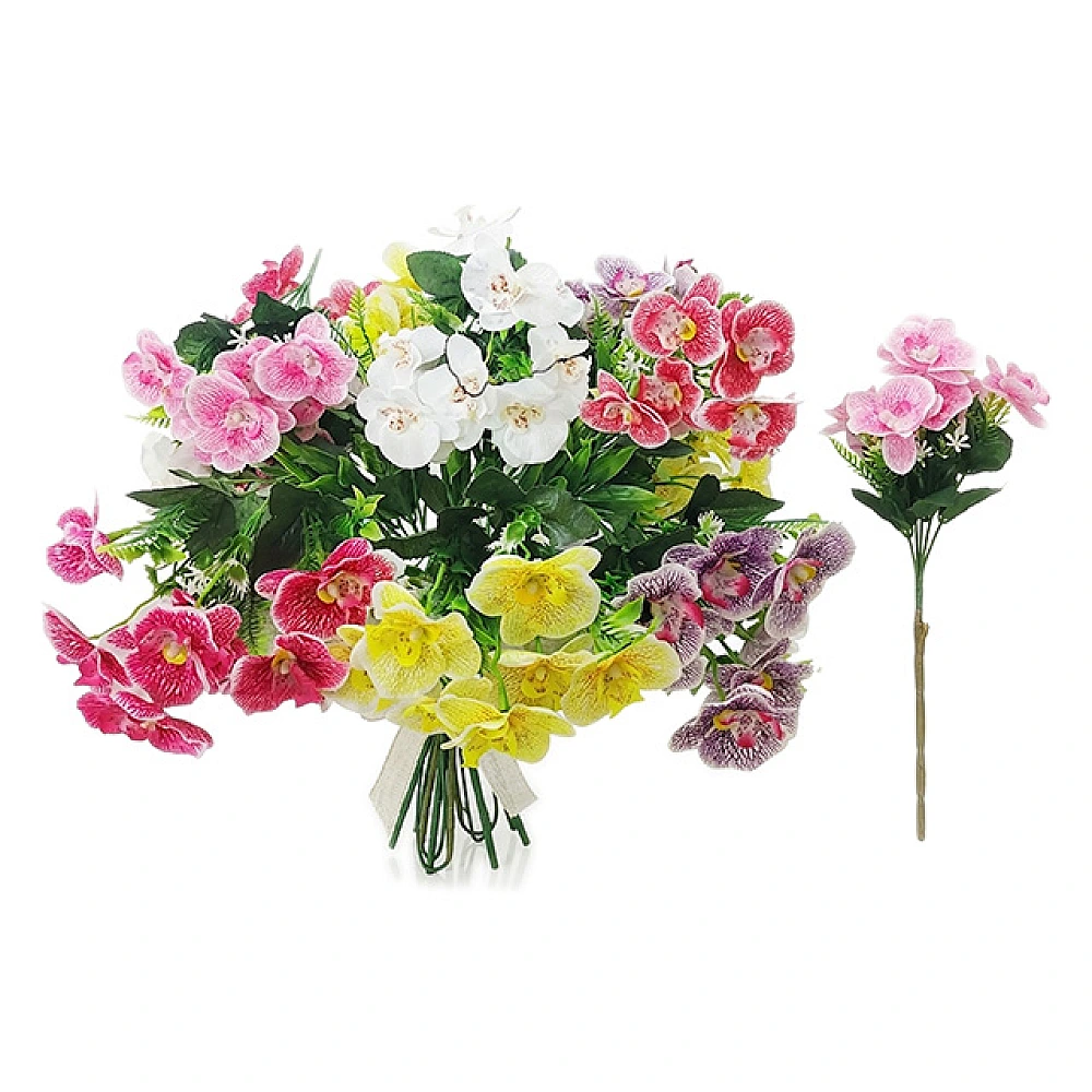 Flori artificiale Orhidea 7 ramuri
