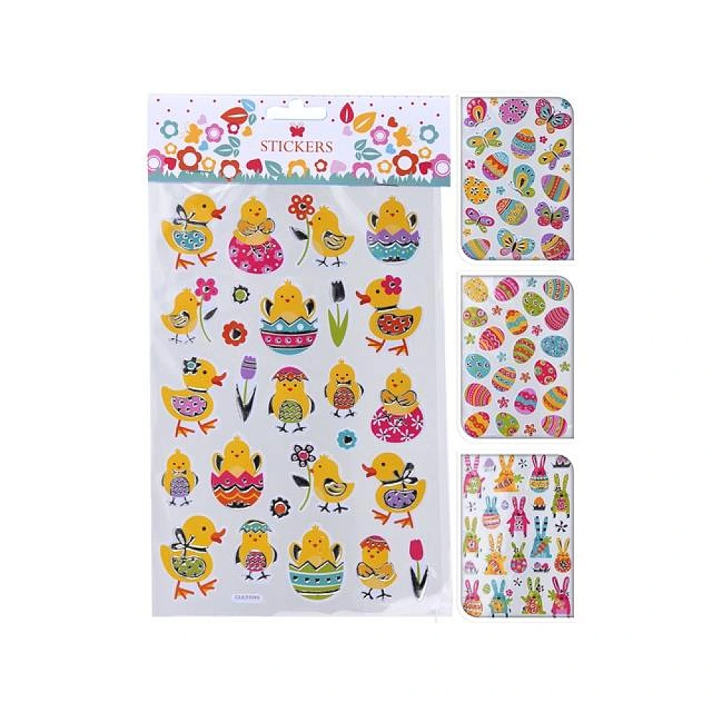 Abtibilduri pascale 21X14cm, 4 modele