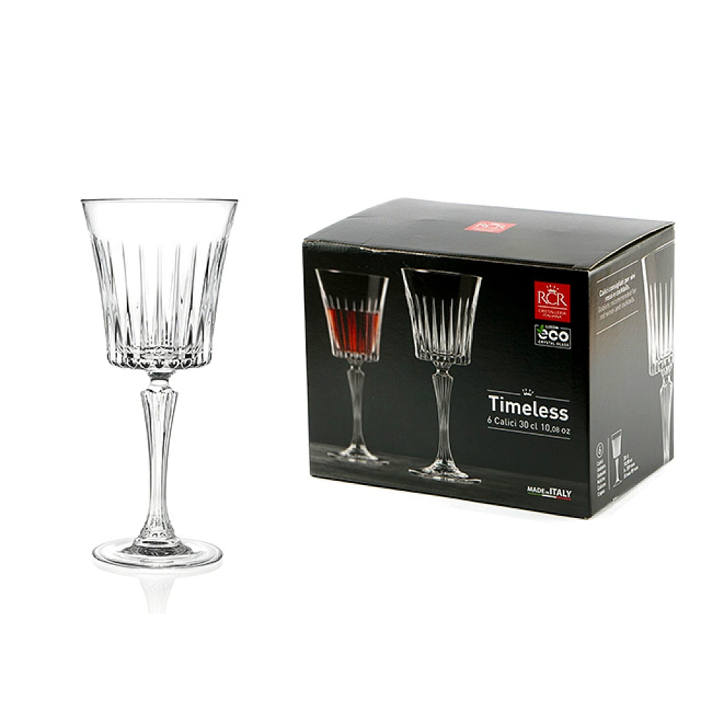 Set 6 pocale pentru vin Timeless, 300ml