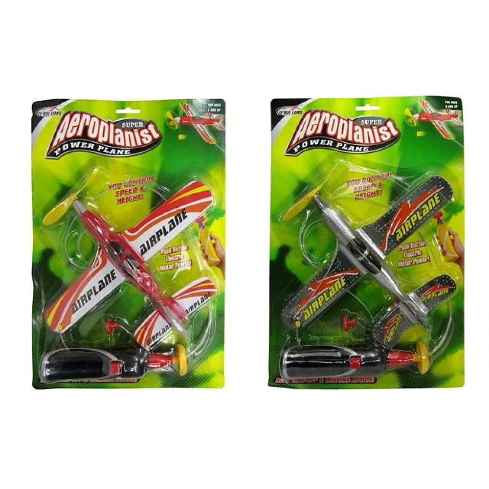 Avion zburator pe fir, anvergura aripilor 30cm