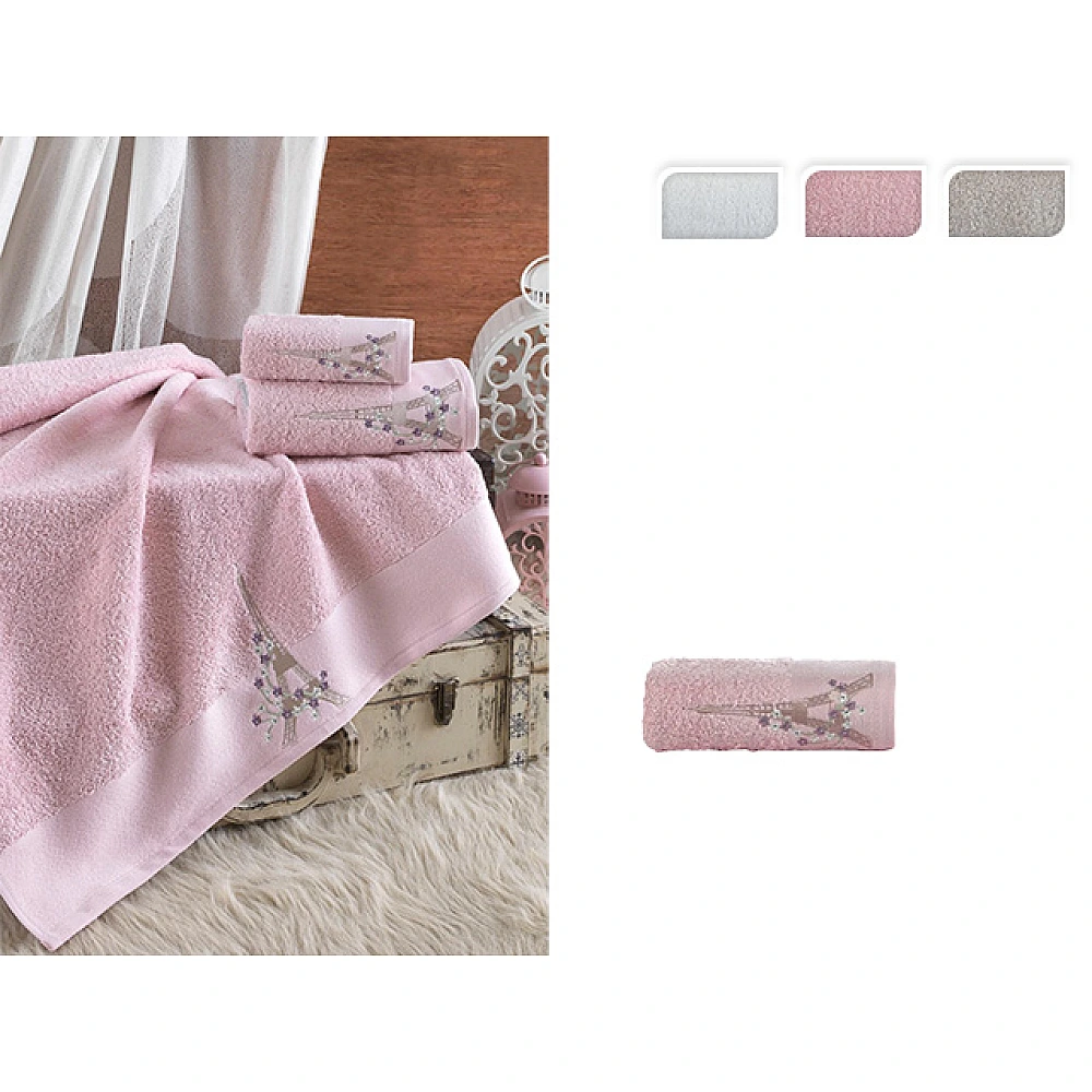 Prosop 30X50 cm Ellia Soft Eifel, 100% cotton, 500GSM, 3 culori