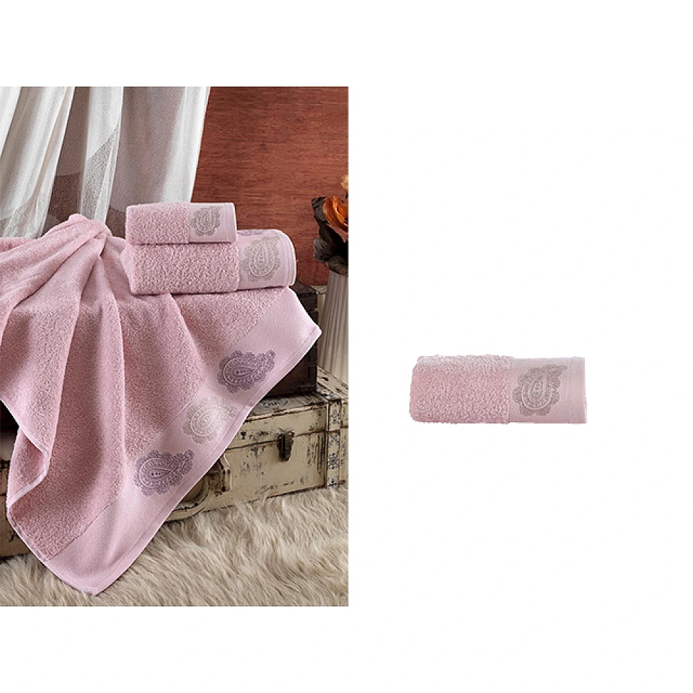 Prosop 30X50 cm Ellia Soft Elena Pink, 100% bumbac, 500GSM