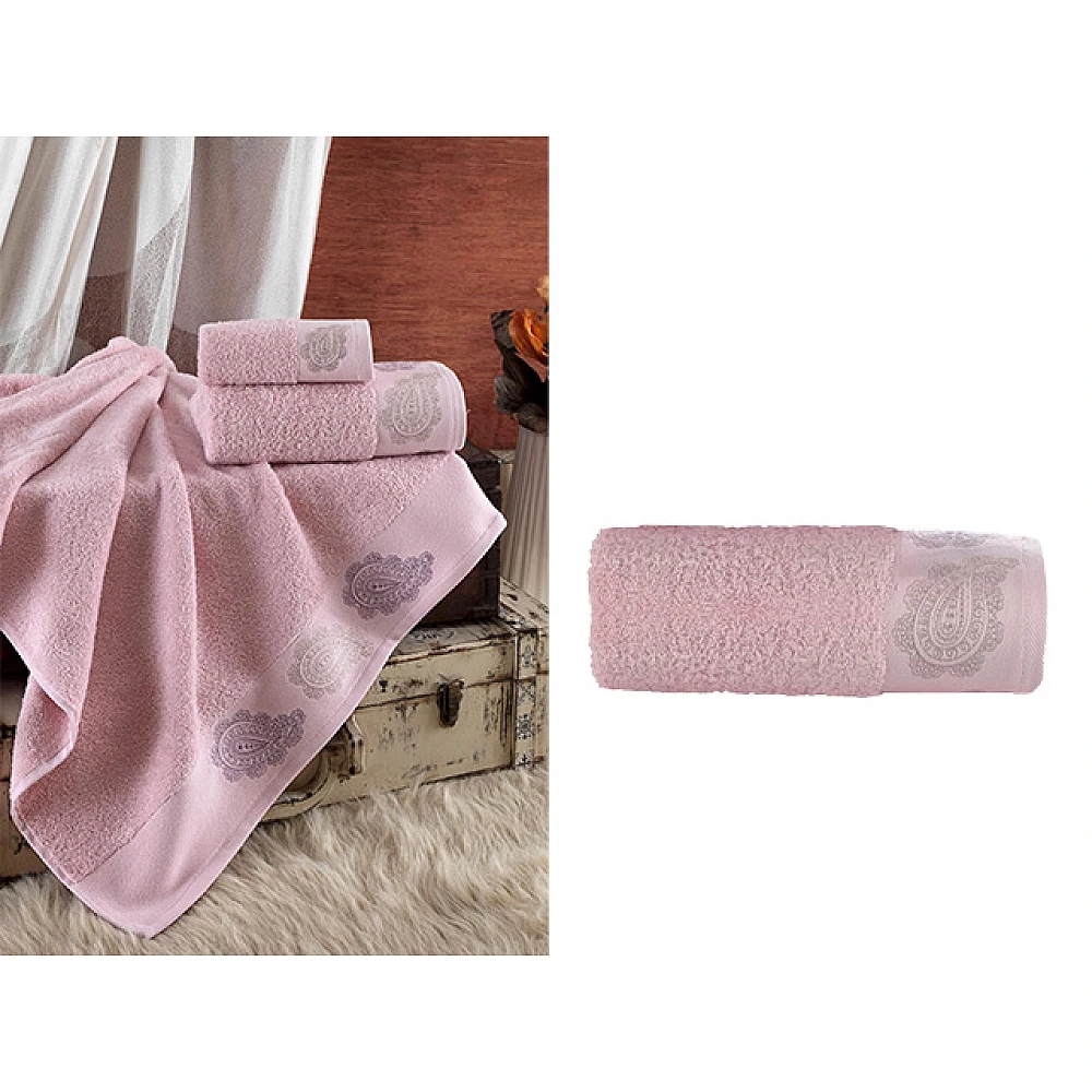 Prosop 70X140 cm Ellia Soft Elena Pink, bumbac, 500GSM
