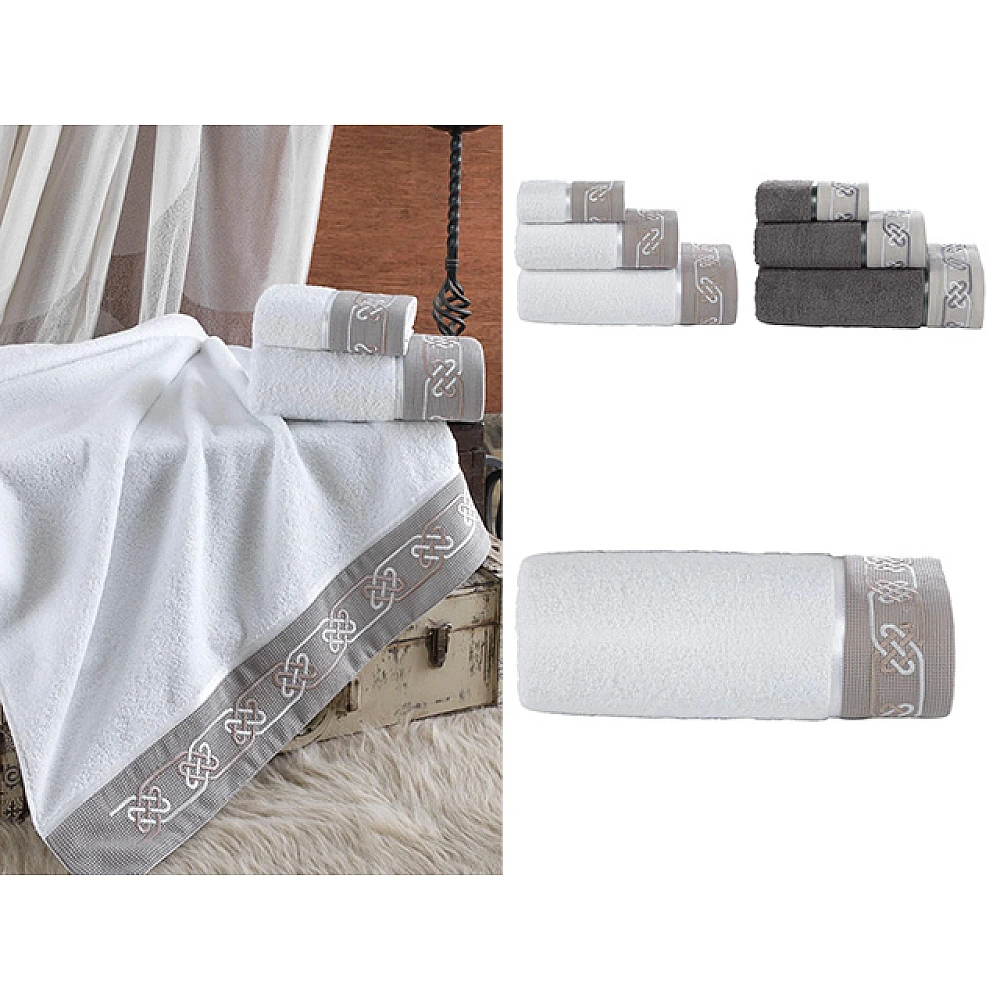 Prosop 70X140 cm Ellia Soft Marco, bumbac, 500GSM, 2 culori