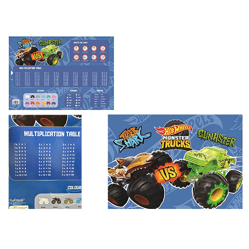 Covoras de masa pentru creatie St. Majewski Hot Wheels 55X38 cm, laminat
