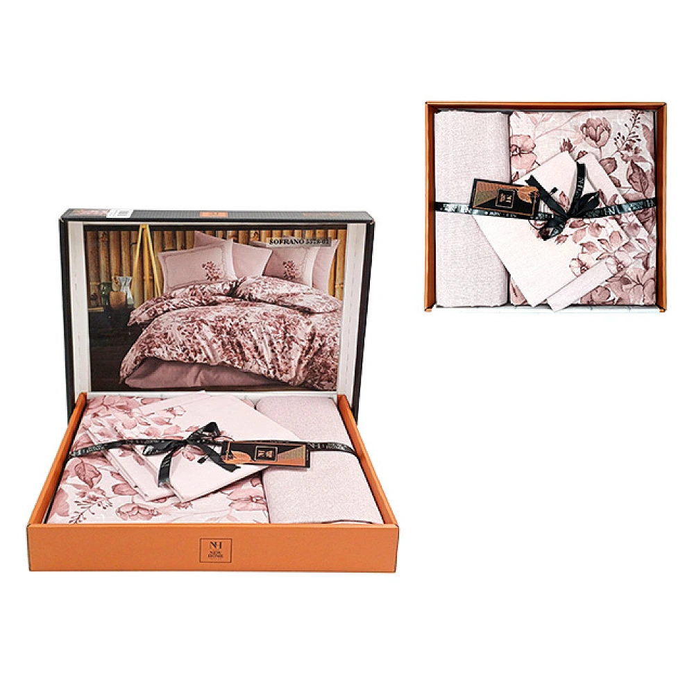 Lenjerie de pat 2pers NH Ranforce Sofrano, policoton 