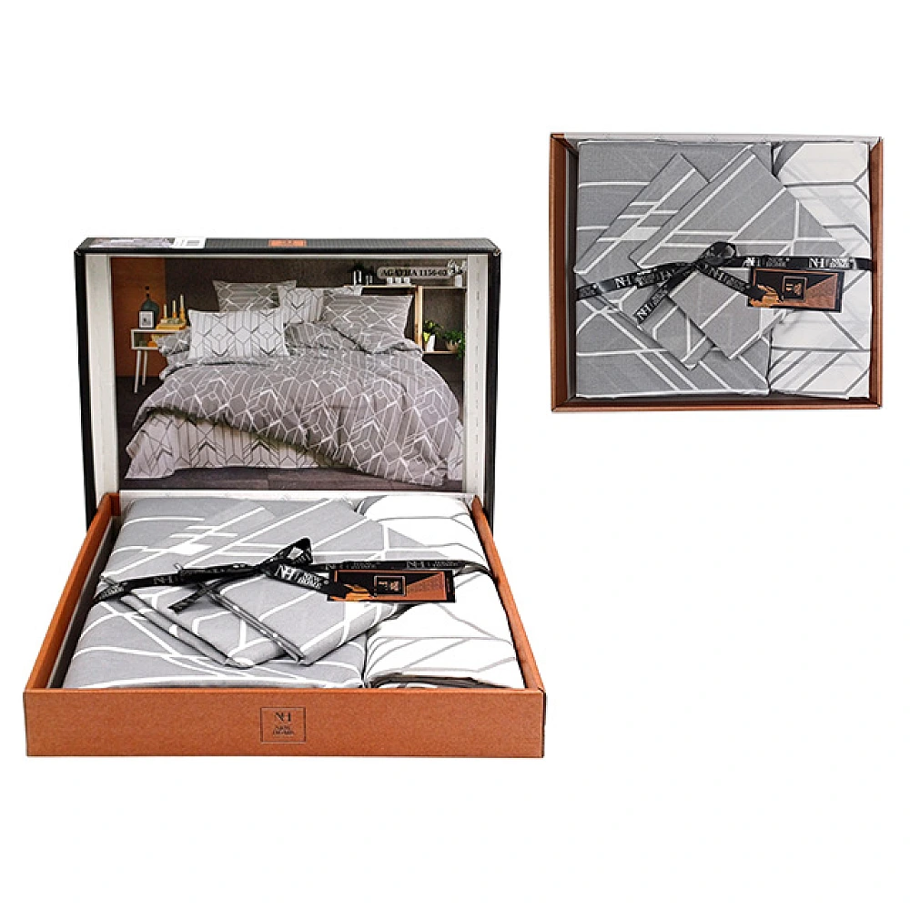 Lenjerie de pat 2pers NH Ranforce Agatha, policoton