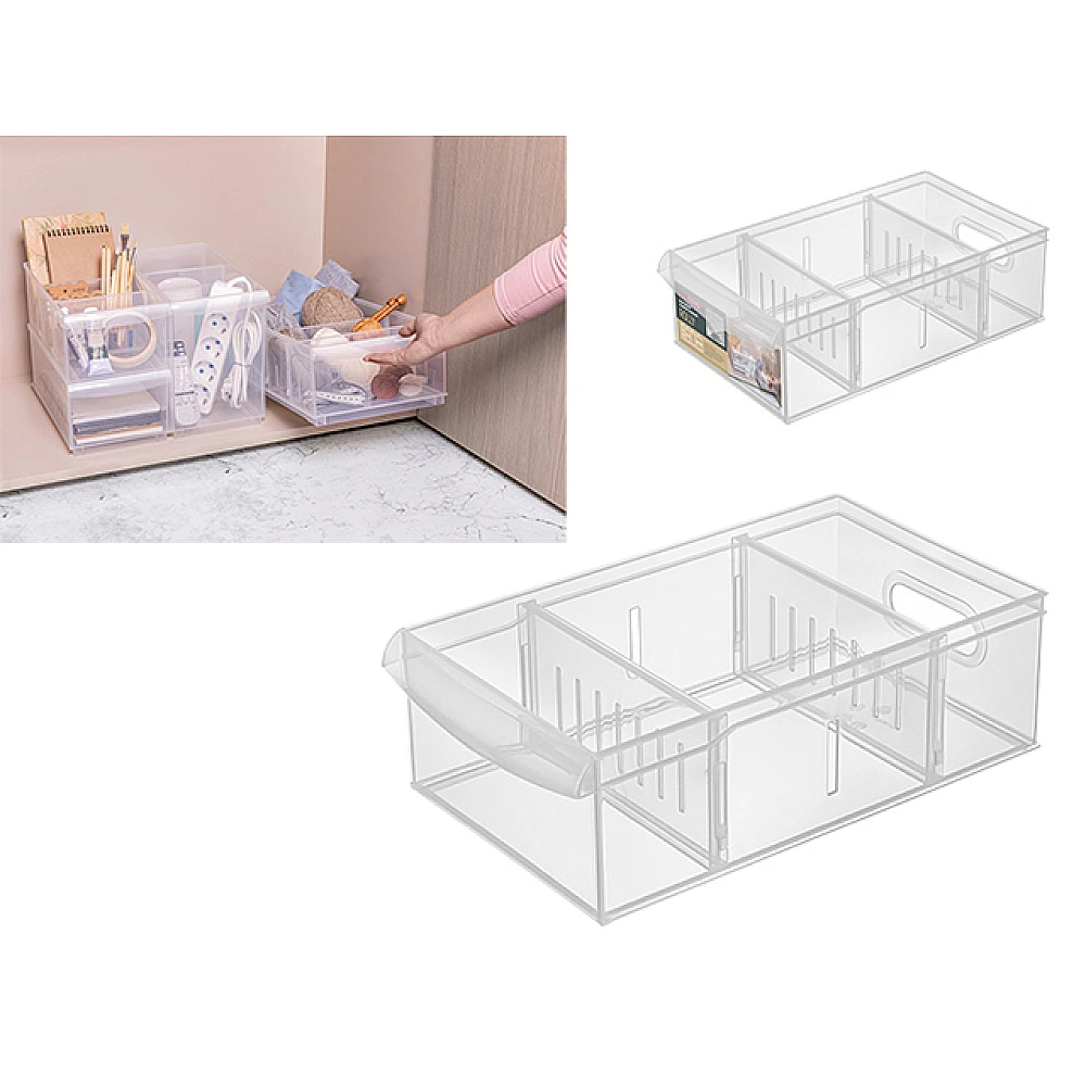 Organizator pentru depozitare Econova Rolly 2.65l, 15X26.6X8.7cm