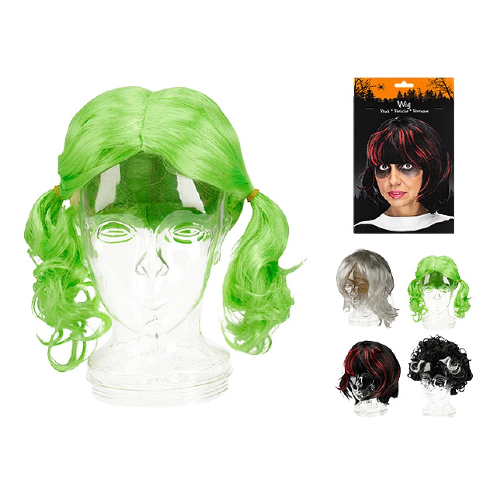 Peruca Halloween 25 cm, poliester