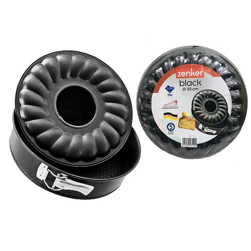 Forma pentru copt Zenker Black D30cm, 2 funduri detasabile, antiaderenta