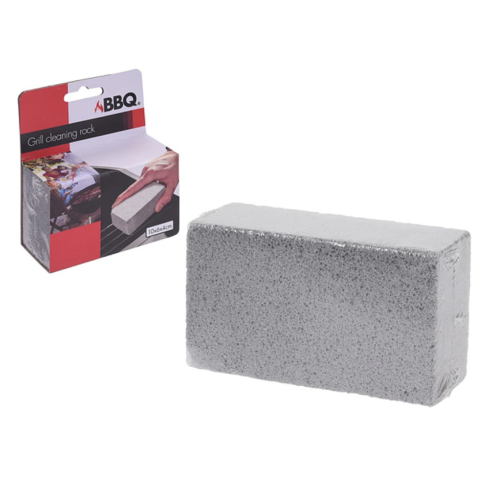 Scraper bloc piatra Pumice natural pentru curatarea gratarului BBQ 10X6X4cm