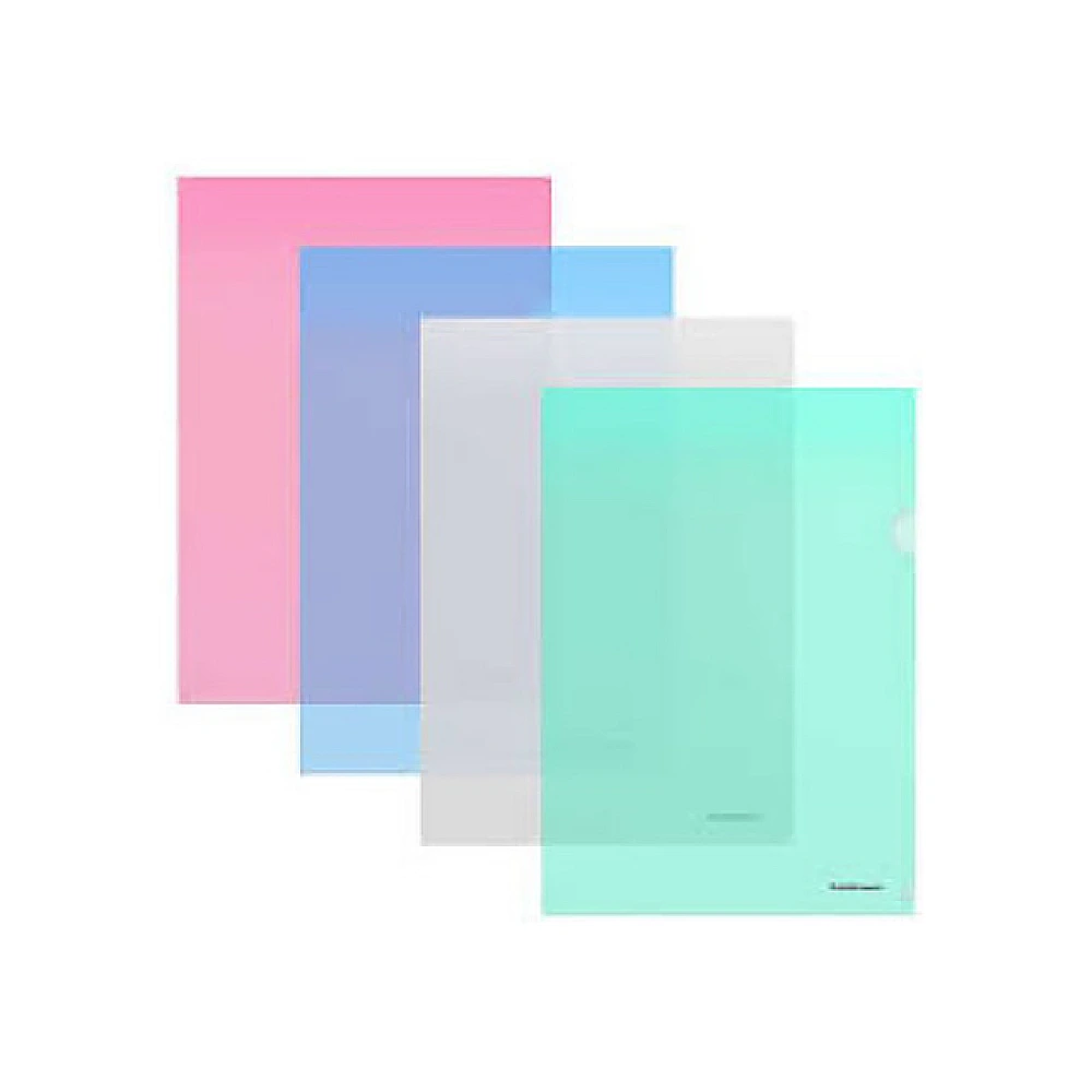 Mapa colt A4 ErichKrause Glossy Clear, culori diferite