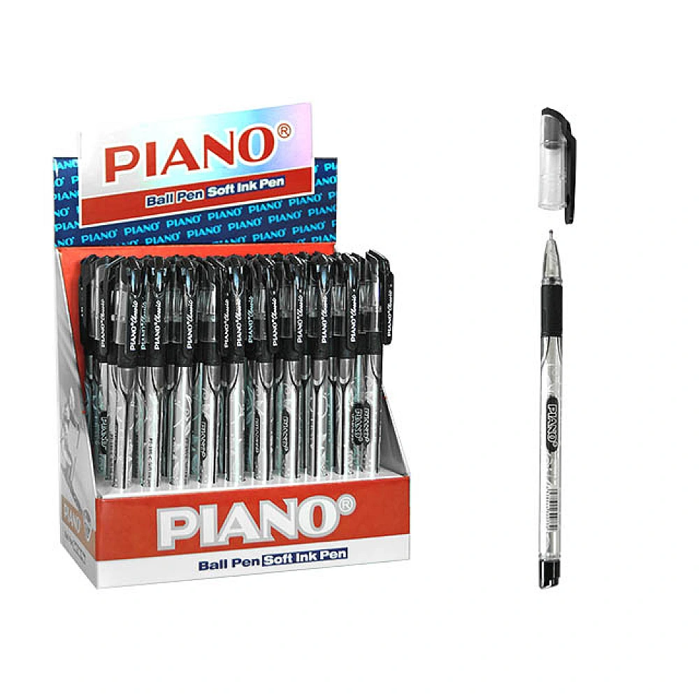 Pix cu bila PT-195 soft ink, 0.7mm, negru