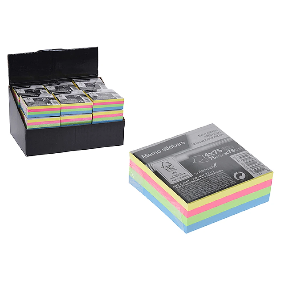 Set Memory Stick 300file, 76X76mm, 4 culor
