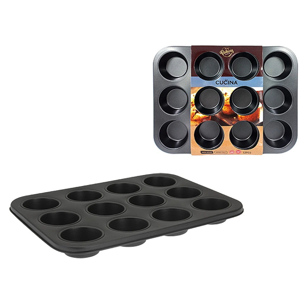 Forma pentru copt 12 checuri Cucina 35Х26.5cm antiaderenta