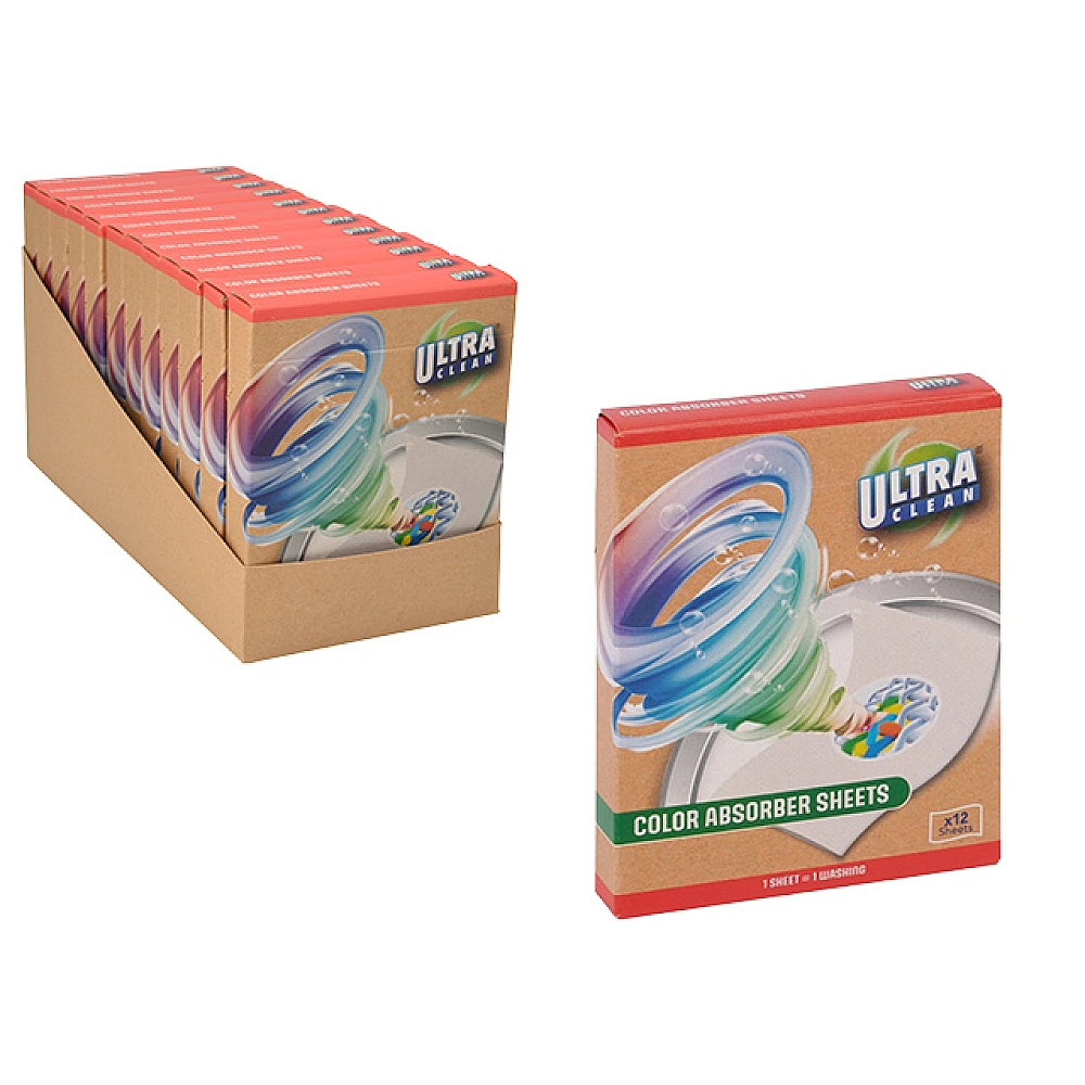 Servetele pentru absorbtie culori la spalare, 12buc, 25X10cm