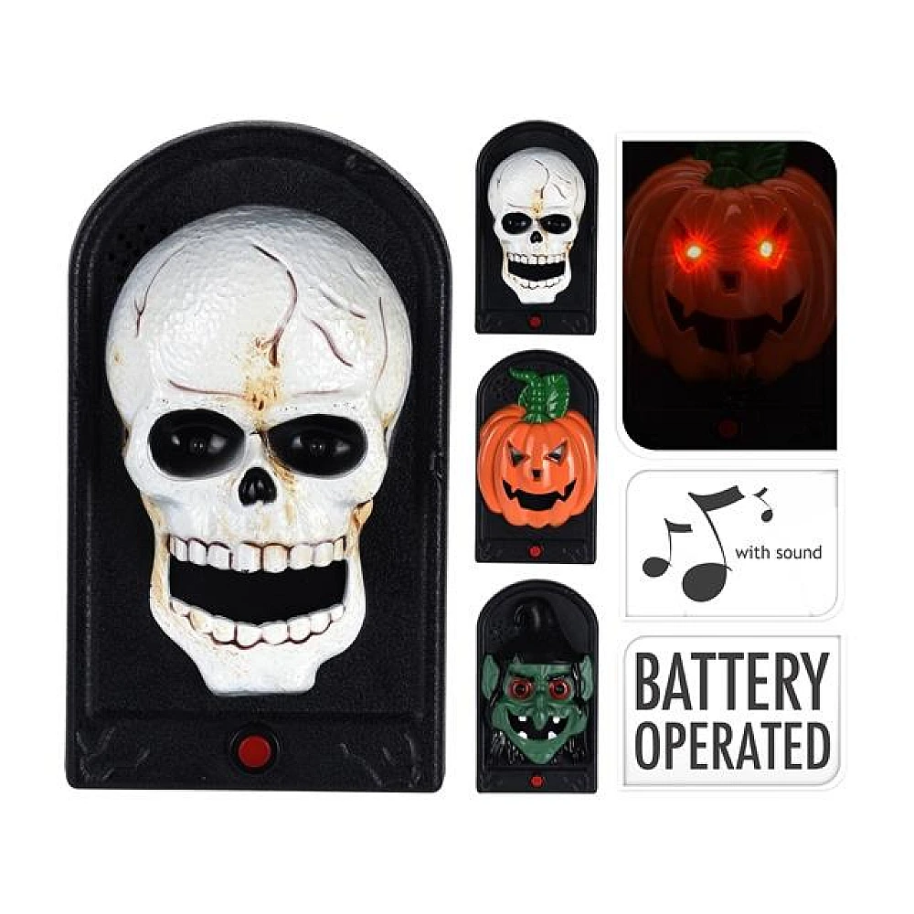 Sonerie usa Halloween LED 19X11cm, 3 modele