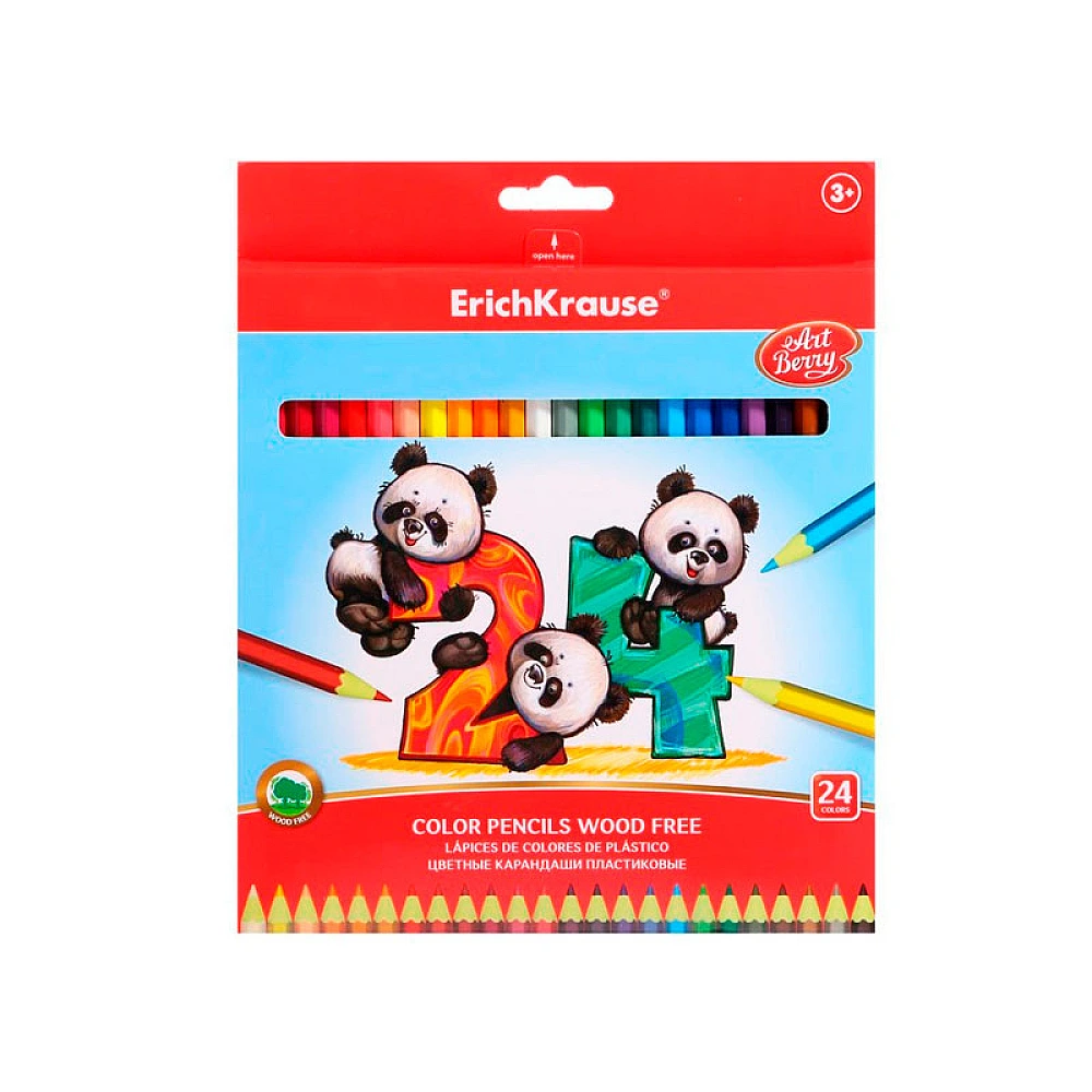 Set de creioane colorate 24buc ErichKrause ArtBerry