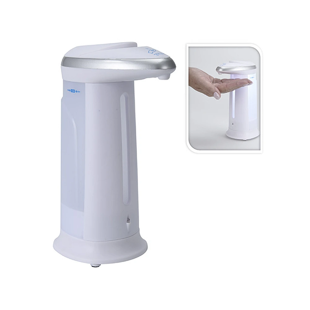 Dozator automat cu senzor Bathroom 330ml, 19cm, alb, din plastic
