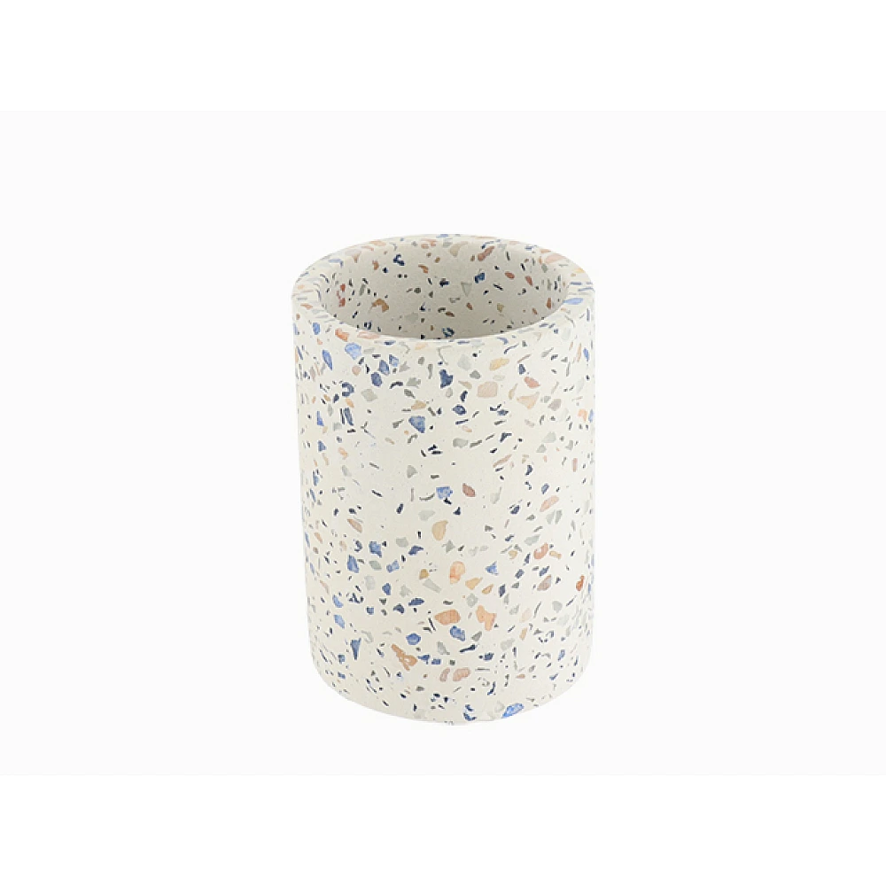 Pahar pentru periute de dinti Tendance Terazzo D7.4cm, H10cm