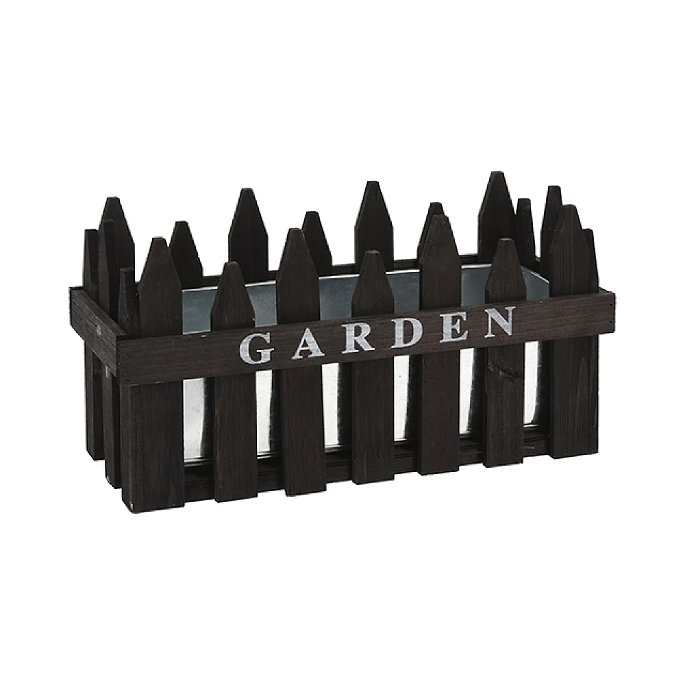 Suport pentru flori cu gard decorativ 